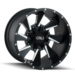 Cali Off-road DISTORTED Satin black milled 20x10 -19 5x127|5x139.7mm 87mm - WheelWiz