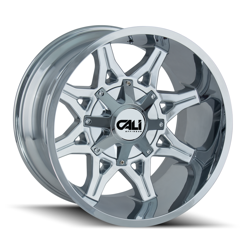 Cali Off-road OBNOXIOUS Chrome 20x9 +18 5x150|5x139.7mm 110mm - Wheelwiz