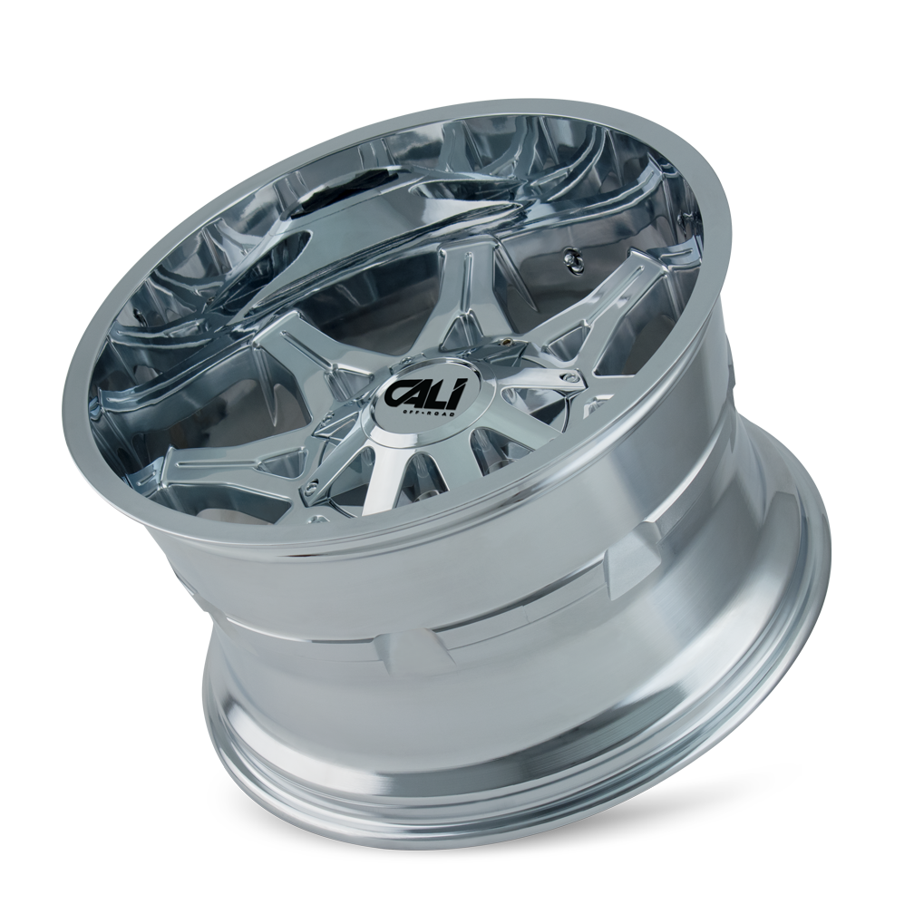 Cali Off-road OBNOXIOUS Chrome 20x9 +18 8x180mm 124.1mm - Wheelwiz