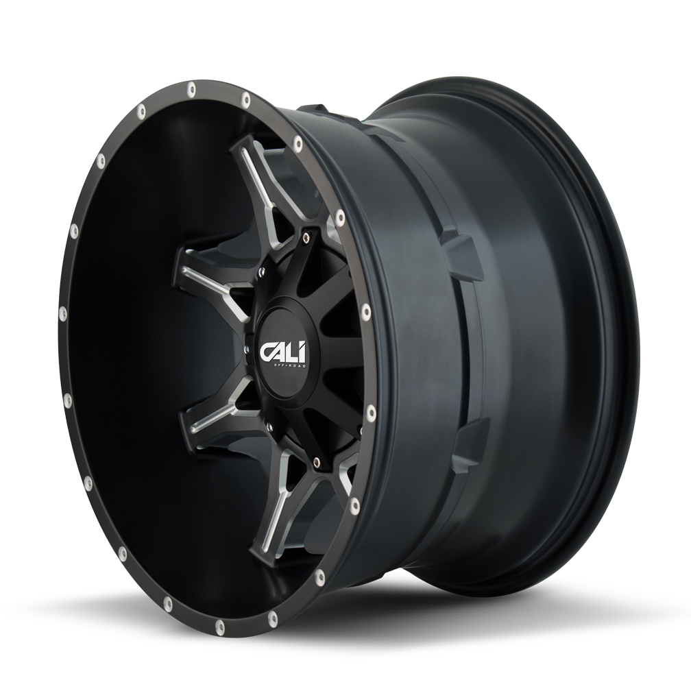 Cali Off-road OBNOXIOUS Satin black milled 20x10 -19 6x135|6x139.7mm 106mm - Wheelwiz