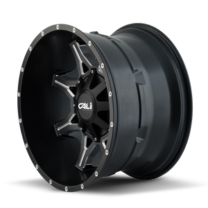 Cali Off-road OBNOXIOUS Satin black milled 20x9 0 5x150|5x139.7mm 110mm - WheelWiz