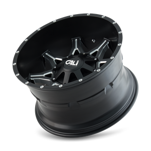 Cali Off-road OBNOXIOUS Satin black milled 20x9 0 6x120|6x139.7mm 78.1mm - WheelWiz