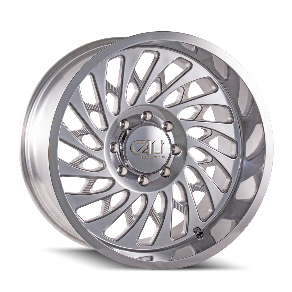 Cali Off-road SWITCHBACK Polished 22x12 -51 6x139.7mm 106mm - Wheelwiz