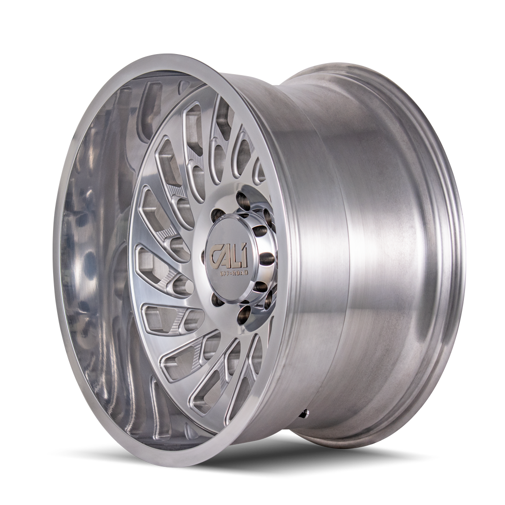 Cali Off-road SWITCHBACK Polished 24x12 -51 6x139.7mm 106mm - Wheelwiz