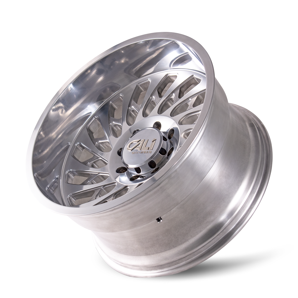 Cali Off-road SWITCHBACK Polished 24x12 -51 5x139.7mm 87.1mm - Wheelwiz