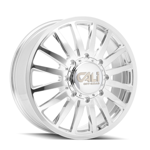 Cali Off-road SUMMIT DUALLY Polished 22x8.25 +115 8x210mm 154.2mm - Wheelwiz