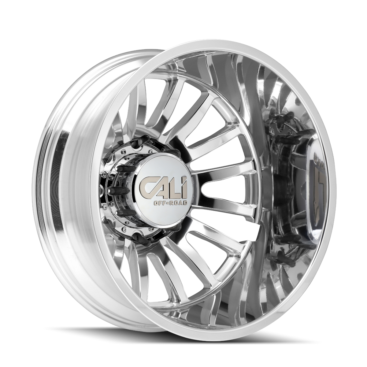 Cali Off-road SUMMIT DUALLY Polished 22x8.25 -192 8x165.1mm 121.3mm - Wheelwiz