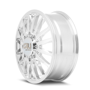 Cali Off-road SUMMIT DUALLY Polished 22x8.25 -232 8x210mm 154.2mm - Wheelwiz