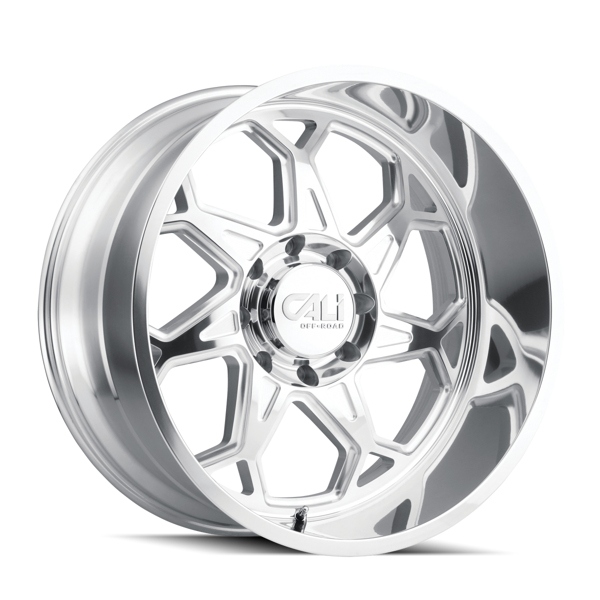 Cali Off-road SEVENFOLD Polished 24x12 -51 8x170mm 130.8mm - Wheelwiz