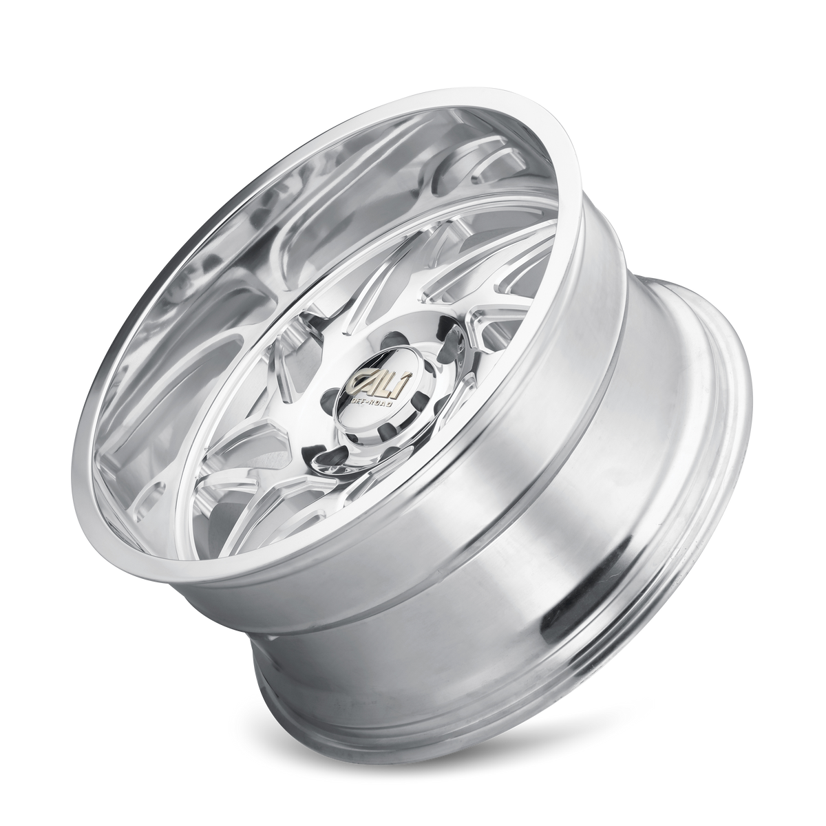 Cali Off-road GEMINI Polished 22x12 -51 8x165.1mm 125.2mm - Wheelwiz