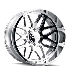 Cali Off-road INVADER Chrome 24x14 -76 8x165.1mm 125.2mm - Wheelwiz