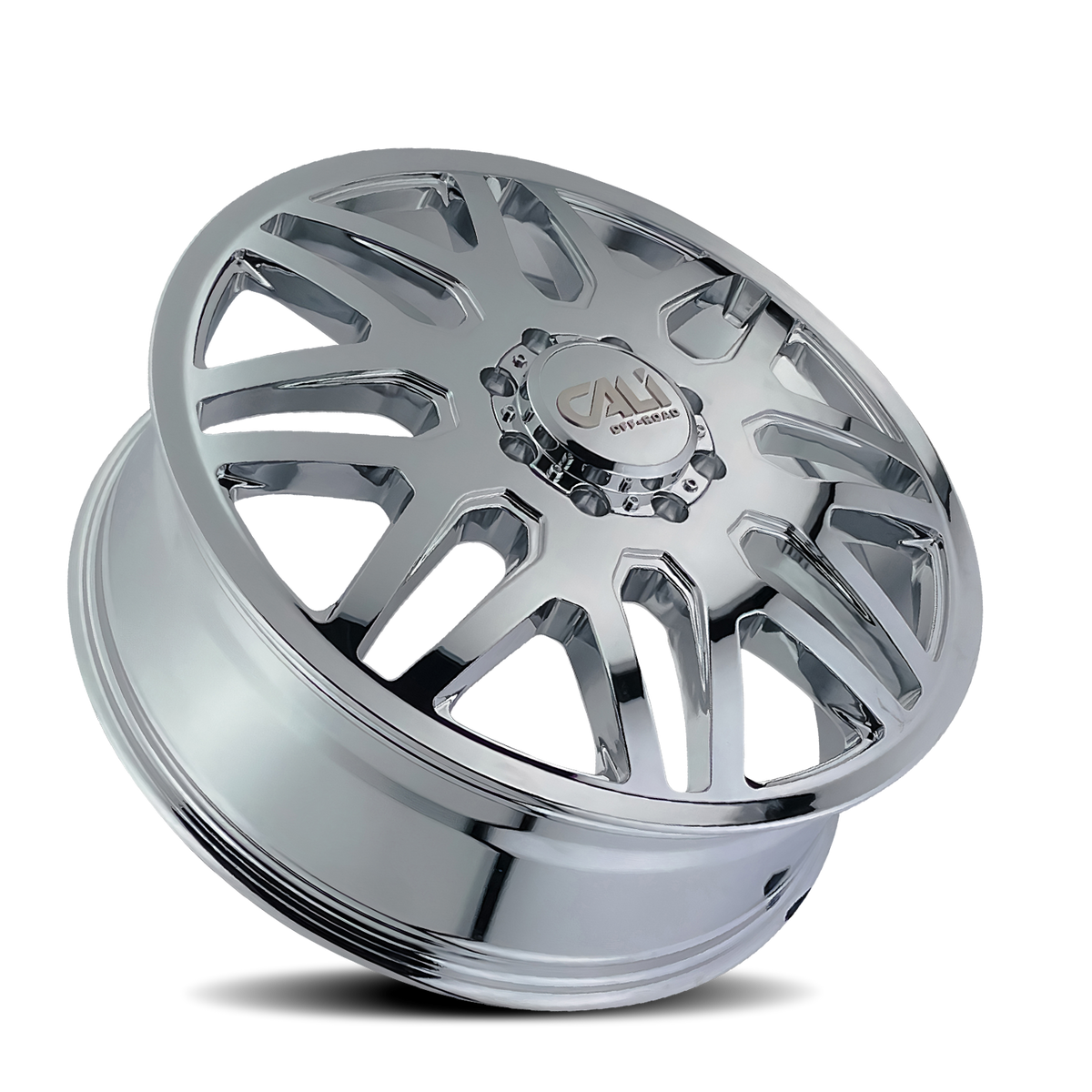 Cali Off-road INVADER DUALLY Chrome 22x8.25 -232 8x165.1mm 121.3mm - Wheelwiz