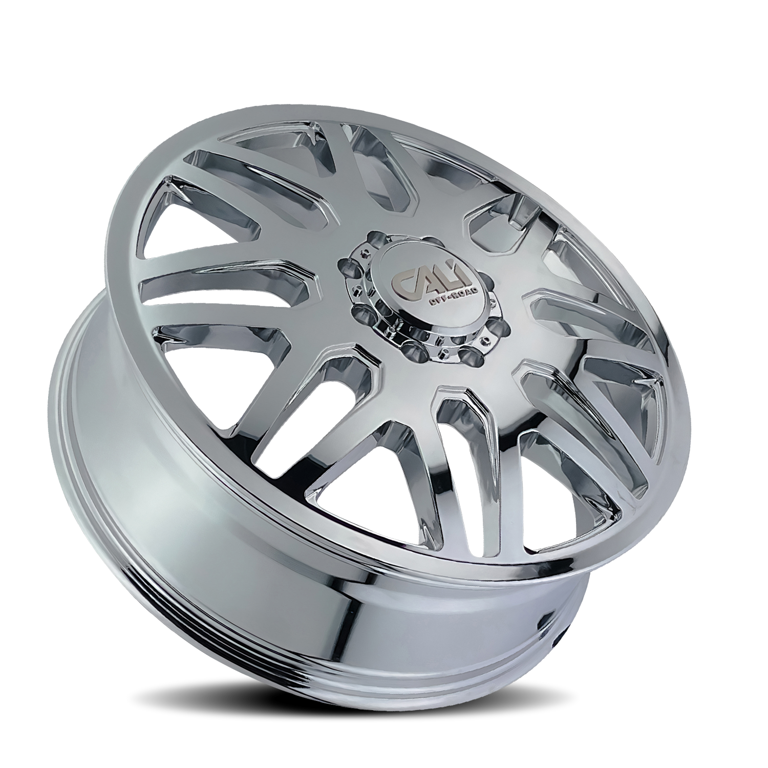 Cali Off-road INVADER DUALLY Chrome 24x8.25 -232 8x165.1mm 121.3mm - Wheelwiz
