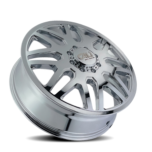 Cali Off-road INVADER DUALLY Chrome 24x8.25 -232 8x210mm 154.2mm - Wheelwiz