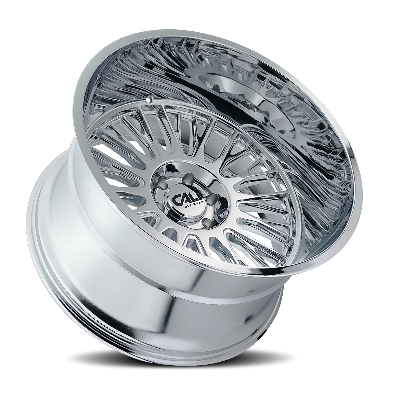 Cali Off-road VERTEX Chrome 20x10 -25 8x165.1mm 125.2mm - WheelWiz