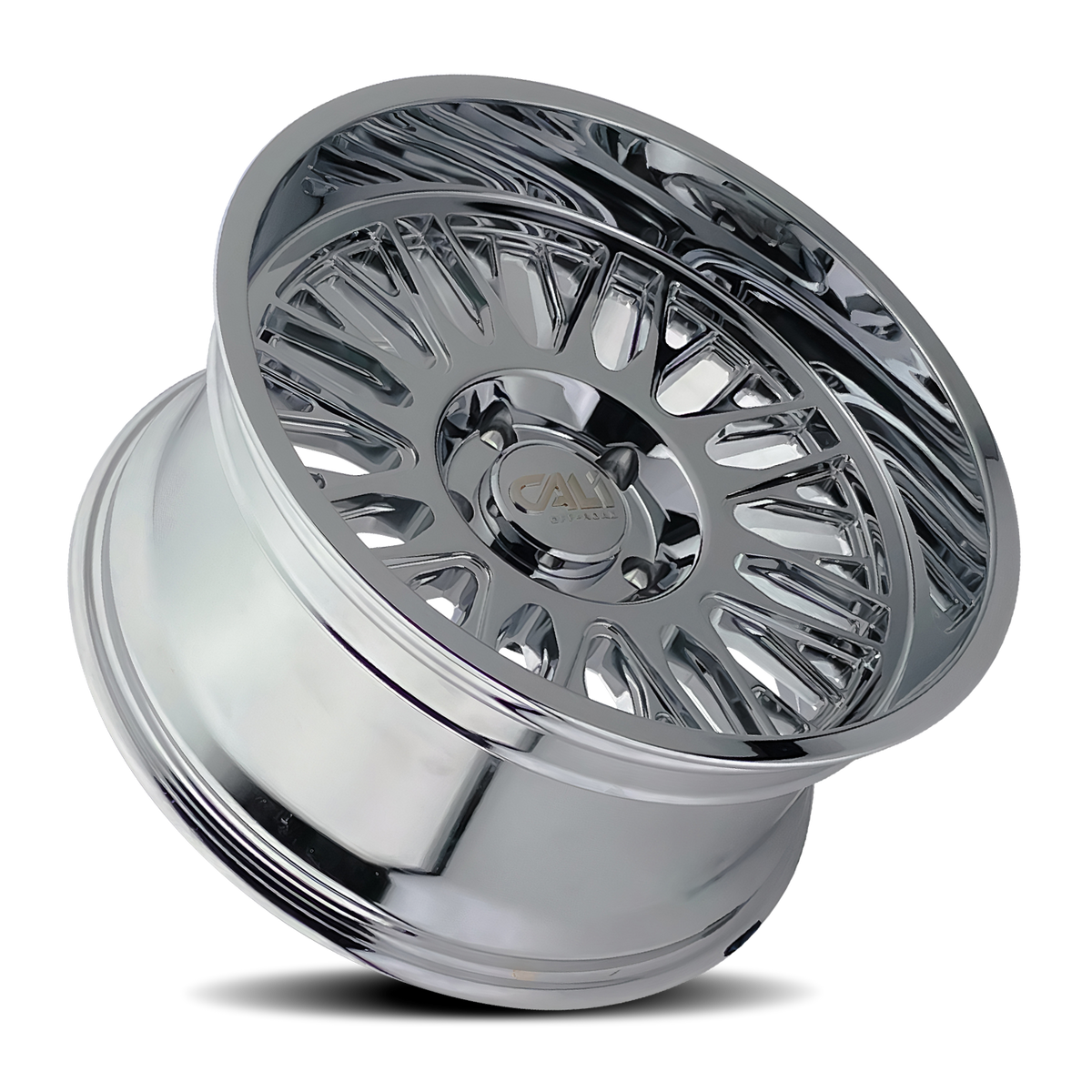 Cali Off-road VERTEX Chrome 24x14 -76 8x165.1mm 125.2mm - Wheelwiz