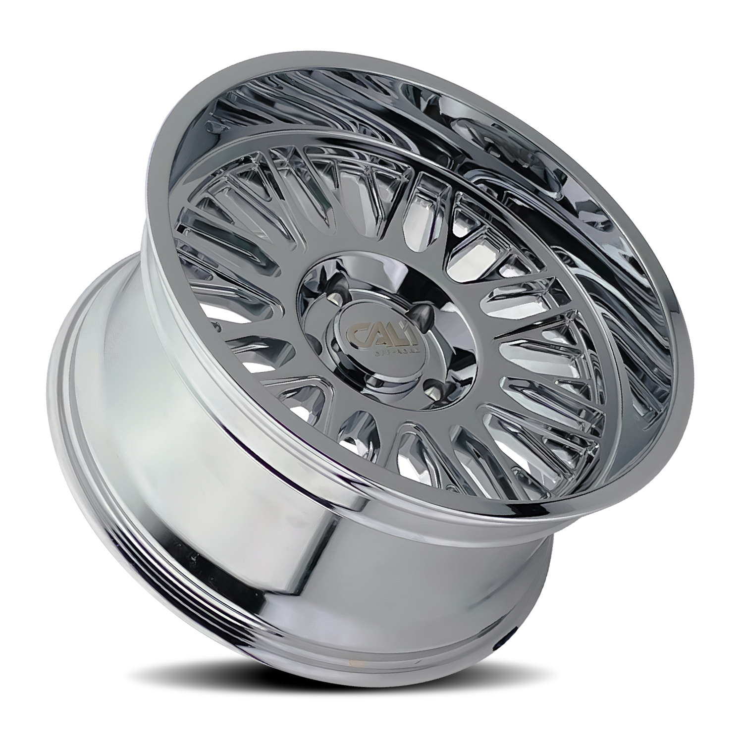 Cali Off-road VERTEX Chrome 24x14 -76 6x139.7mm 106mm - Wheelwiz