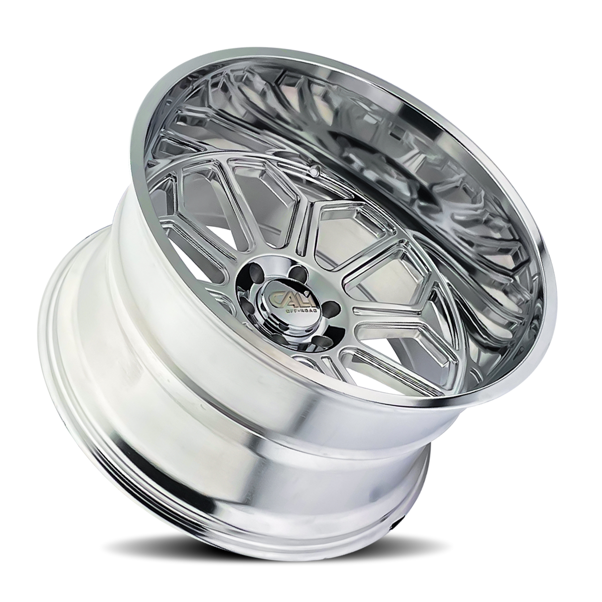 Cali Off-road AUBURN Polished 20x10 -25 6x135mm 87.1mm - Wheelwiz
