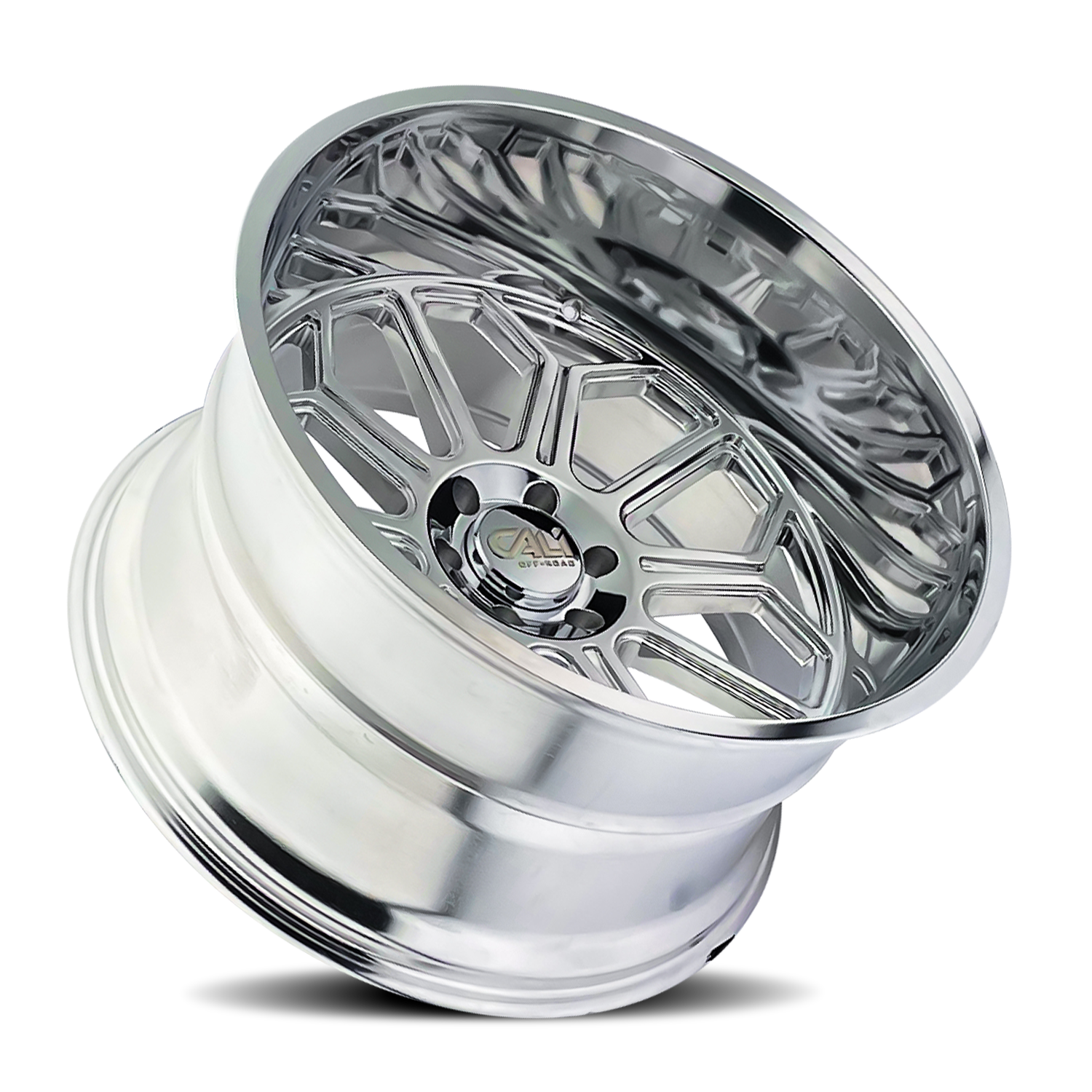 Cali Off-road AUBURN Polished 20x10 -25 6x135mm 87.1mm - Wheelwiz