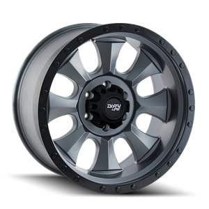 Dirty Life IRONMAN Satin gunmetal 20x9 +18 5x139.7mm 108mm - WheelWiz