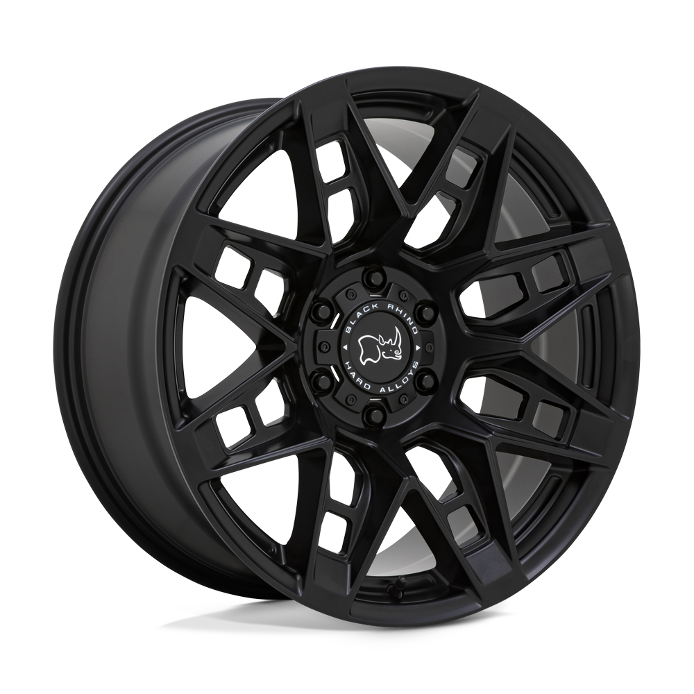 Black Rhino CAPROCK Matte Black 18x9.5 +12 6x135mm 87.1mm - WheelWiz