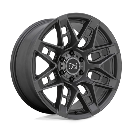 Black Rhino CAPROCK Matte Gunmetal 17x8.5 0 6x139.7mm 112.1mm - WheelWiz