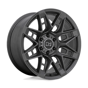 Black Rhino CAPROCK Matte Gunmetal 18x9.5 -18 5x127mm 71.5mm - WheelWiz