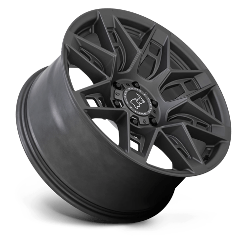 Black Rhino CAPROCK Matte Gunmetal 18x9.5 -18 5x127mm 71.5mm - WheelWiz