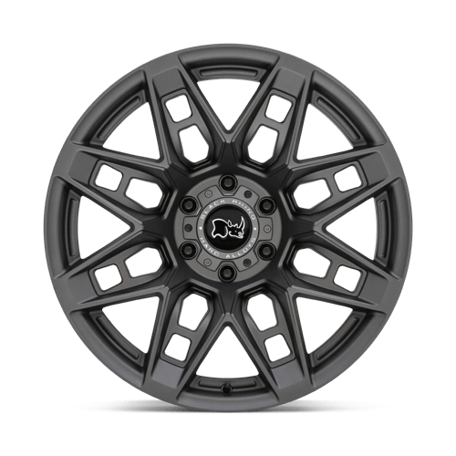 Black Rhino CAPROCK Matte Gunmetal 18x9.5 +12 6x135mm 87.1mm - WheelWiz