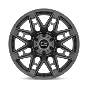 Black Rhino CAPROCK Matte Gunmetal 18x9.5 +12 6x135mm 87.1mm - WheelWiz