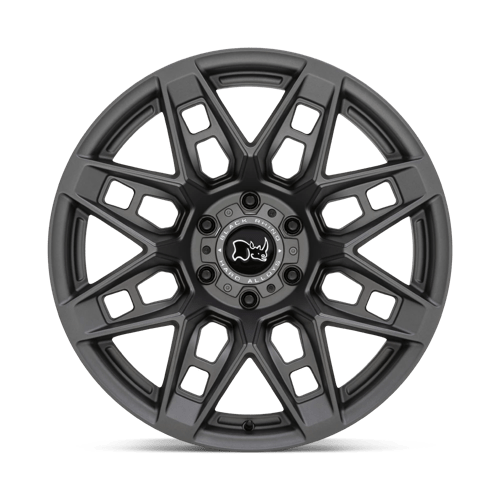 Black Rhino CAPROCK Matte Gunmetal 18x9.5 -18 6x139.7mm 112.1mm - Wheelwiz