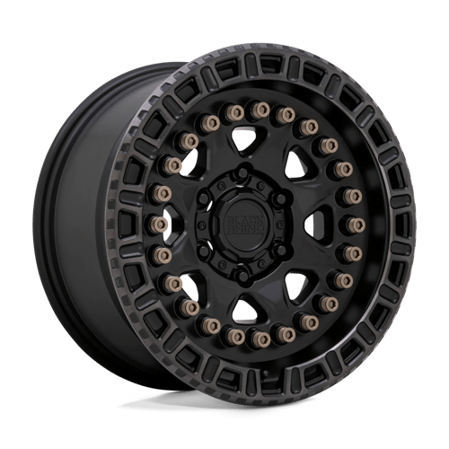 Black Rhino CARBINE Matte Black W/ Mach Tint Ring 20x9 0 6x139.7mm 112.1mm - Wheelwiz