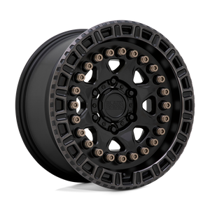 Black Rhino CARBINE Matte Black W/ Machined Tinted Ring & Bronze Bolts 20x9 -18 6x139.7mm 112.1mm - WheelWiz