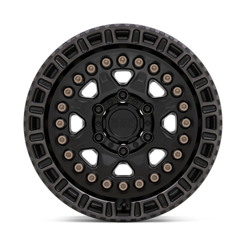 Black Rhino CARBINE Matte Black W/ Mach Tint Ring 20x9 -18 6x139.7mm 112.1mm - Wheelwiz