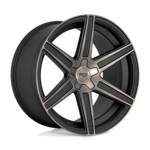 Niche M236 CARINA Matte Machined Double Dark Tint 22x9.5 +30 6x135mm 87.1mm - WheelWiz