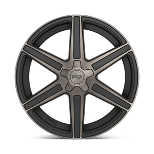 Niche M236 CARINA Matte Mach Double Dark Tint 20x9 +27 5x112mm 66.6mm - Wheelwiz