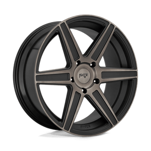 Niche M236 CARINA Matte Mach Double Dark Tint 22x9.5 +30 5x150mm 110.1mm - Wheelwiz