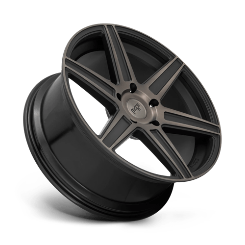 Niche M236 CARINA Matte Mach Double Dark Tint 22x9.5 +30 5x150mm 110.1mm - Wheelwiz
