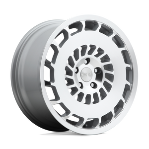 Rotiform R135 CCV Gloss Silver Machined 18x8.5 +45 5x112mm 66.6mm - WheelWiz