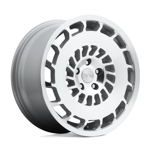 Rotiform  Gloss Silver Machined 18x8.5 +40 Custom 72.6mm - Wheelwiz