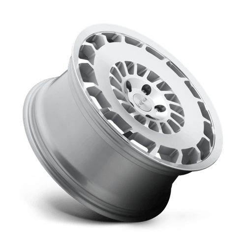 Rotiform R135 CCV Gloss Silver Machined 19x8.5 +45 5x112mm 66.6mm - Wheelwiz