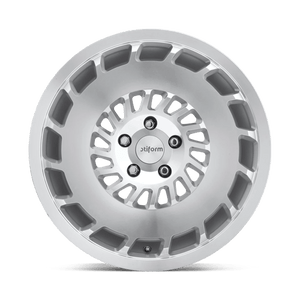 Rotiform R135 CCV Gloss Silver Machined 19x8.5 +45 5x112mm 66.6mm - Wheelwiz