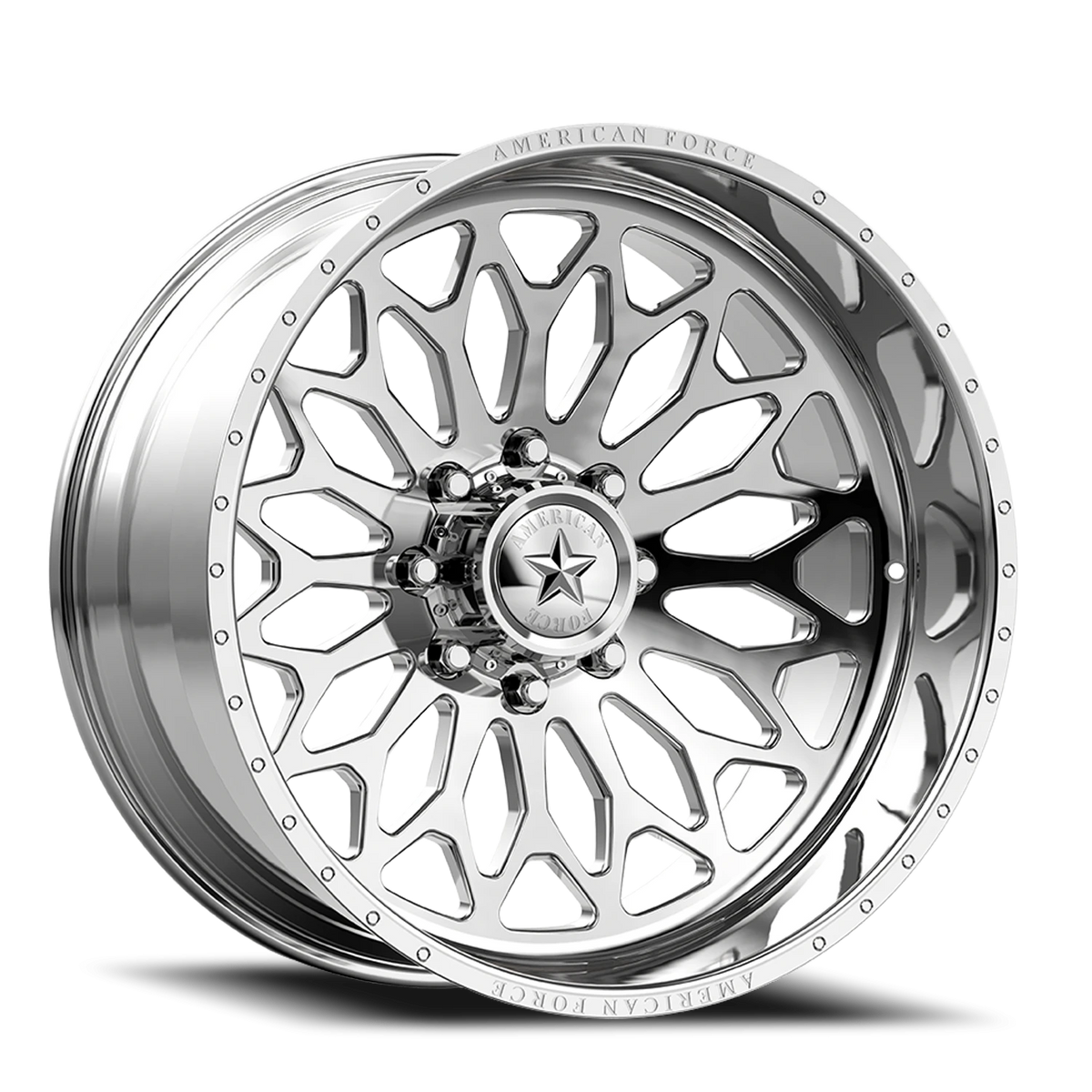 American Force CKH39 Crook CC Polished 30x16 -112 8x165.1mm 117mm - Wheelwiz