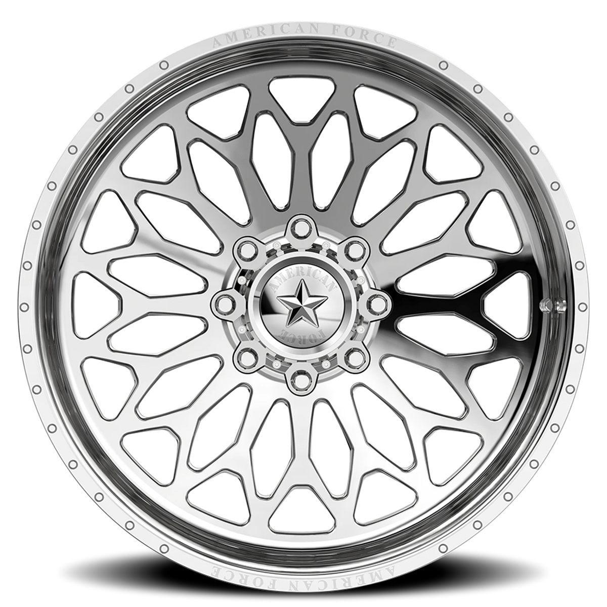 American Force CKH39 Crook CC Polished 30x16 -112 8x165.1mm 117mm - Wheelwiz