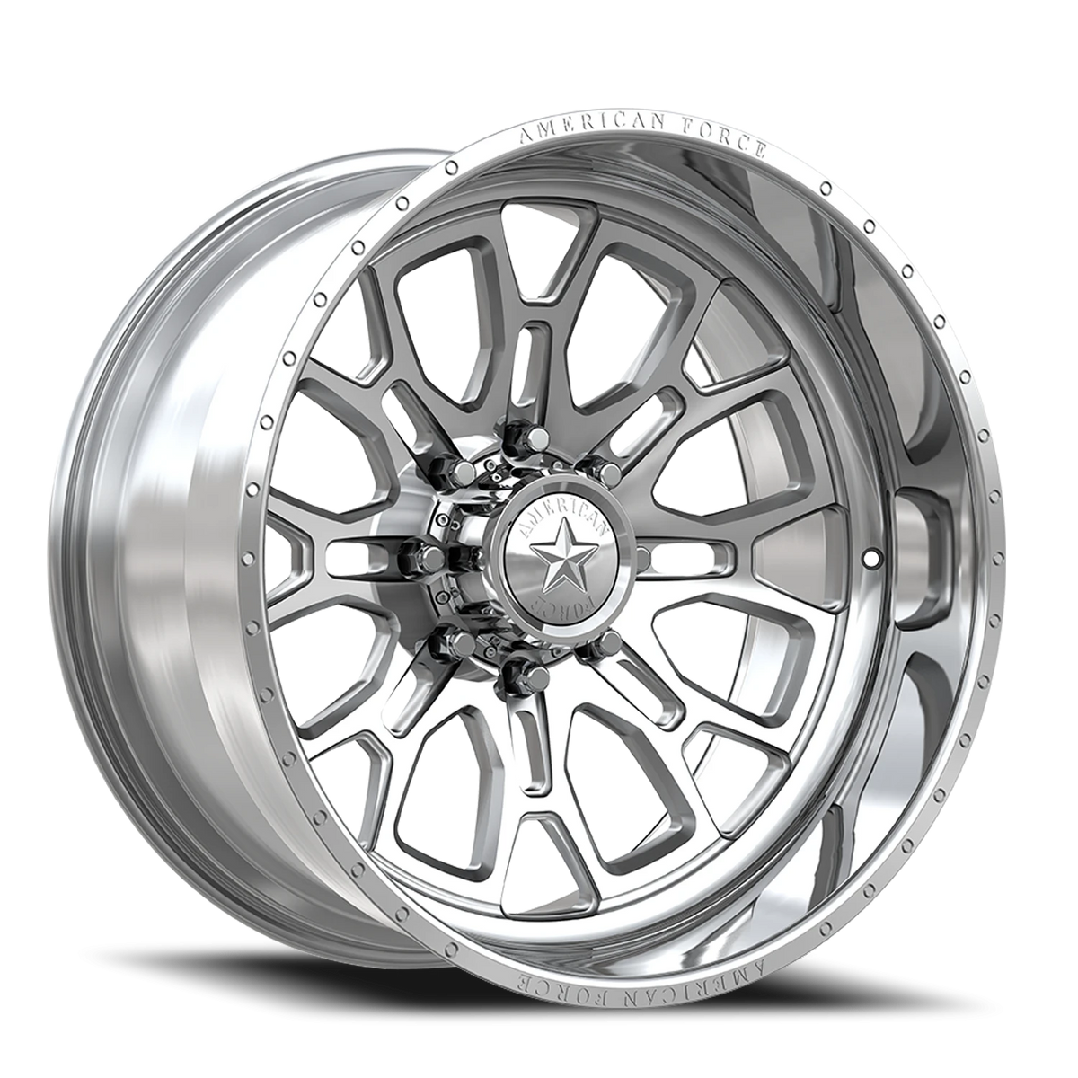 American Force CKH44 Ballistic CC Polished 20x12 -55 6x114.3mm 71.5mm - Wheelwiz