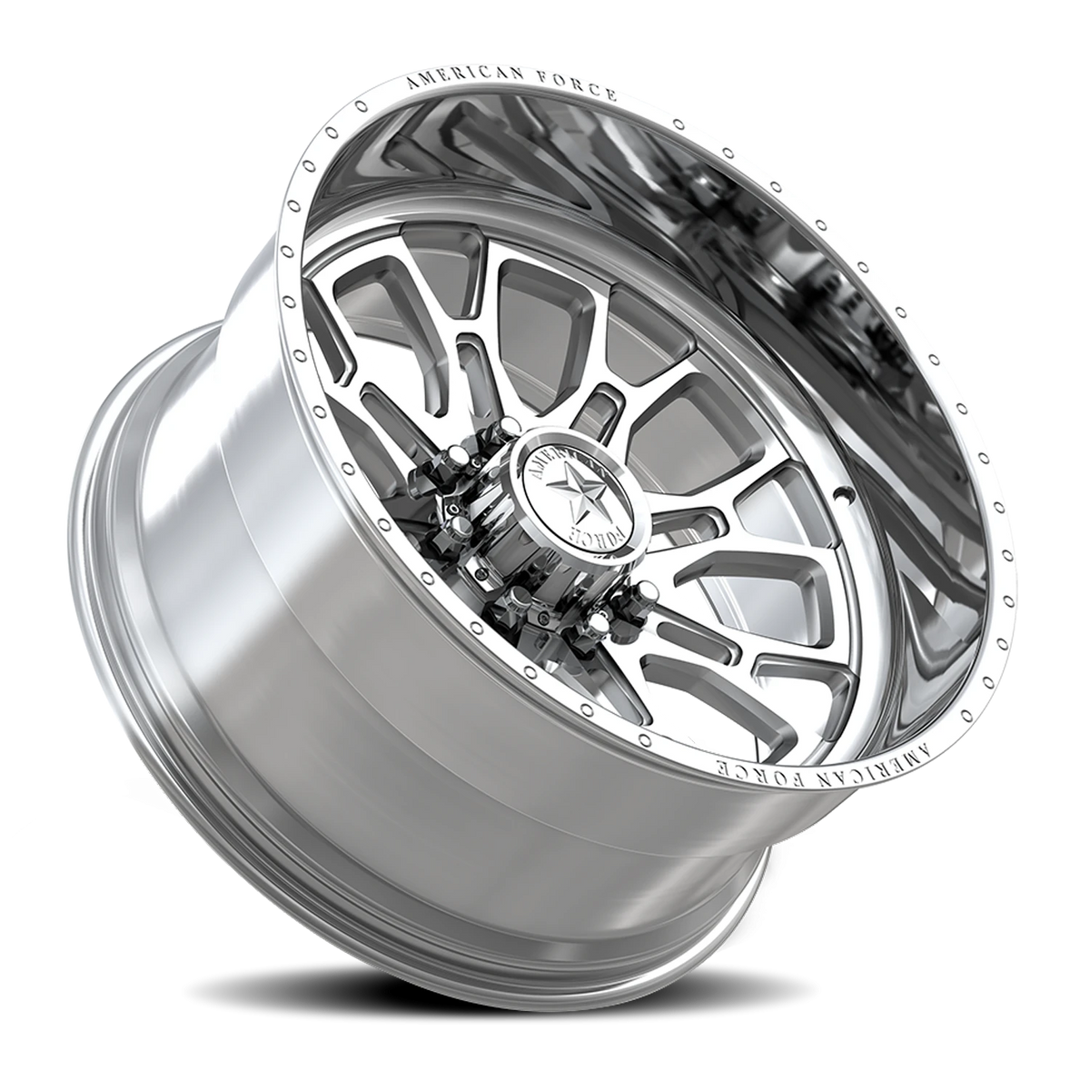 American Force CKH44 Ballistic CC Polished 24x12 -55 6x139.7mm 100.5mm - Wheelwiz