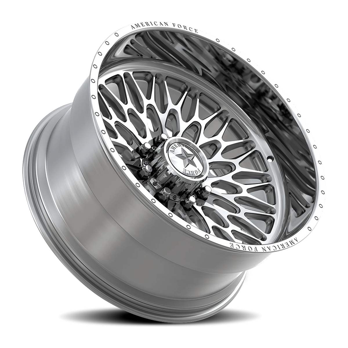 American Force CKH46 Flare CC Polished 20x12 -55 6x139.7mm 106mm - Wheelwiz