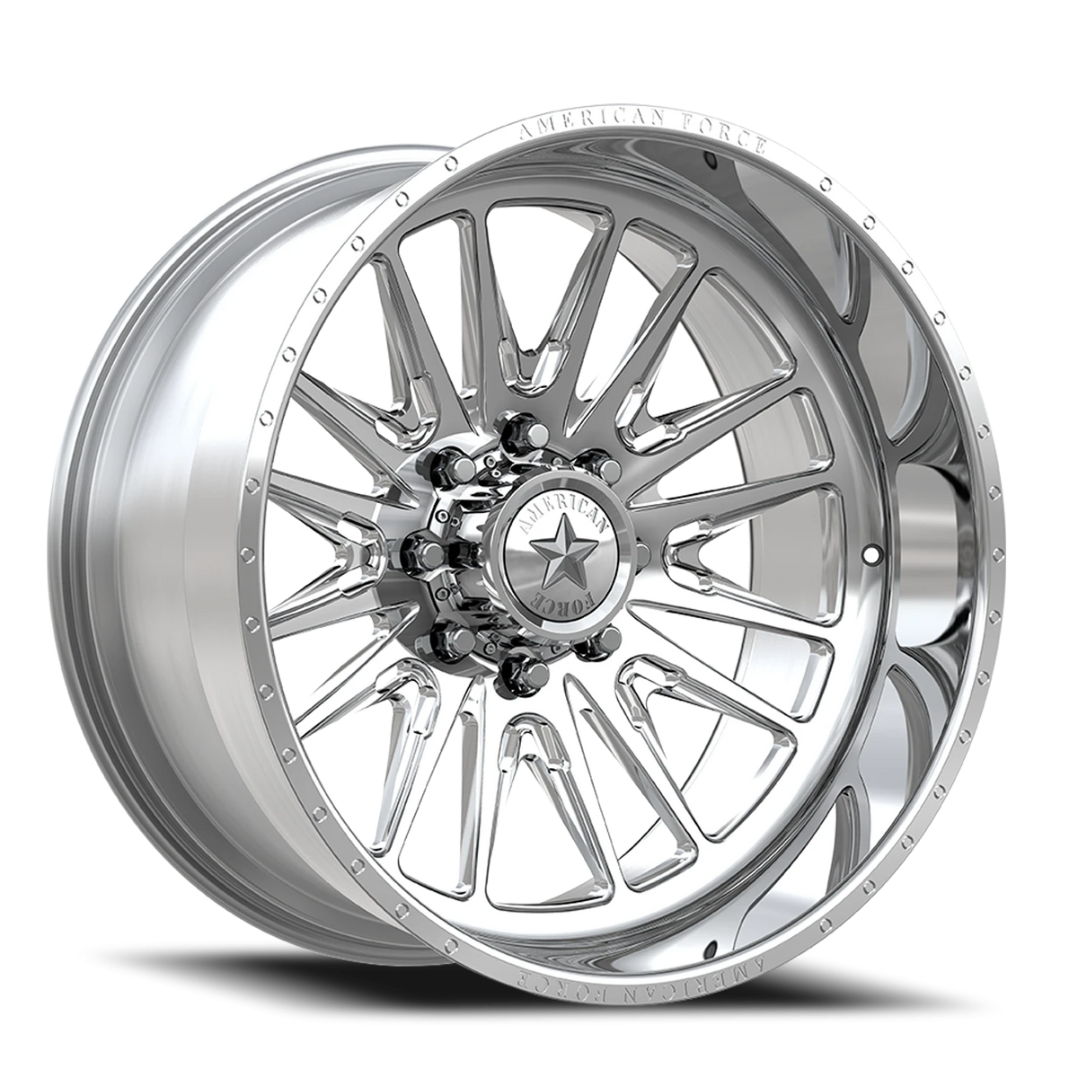 American Force CKH48 Notch CC Polished 22x12 -55 8x165.1mm 122mm - Wheelwiz