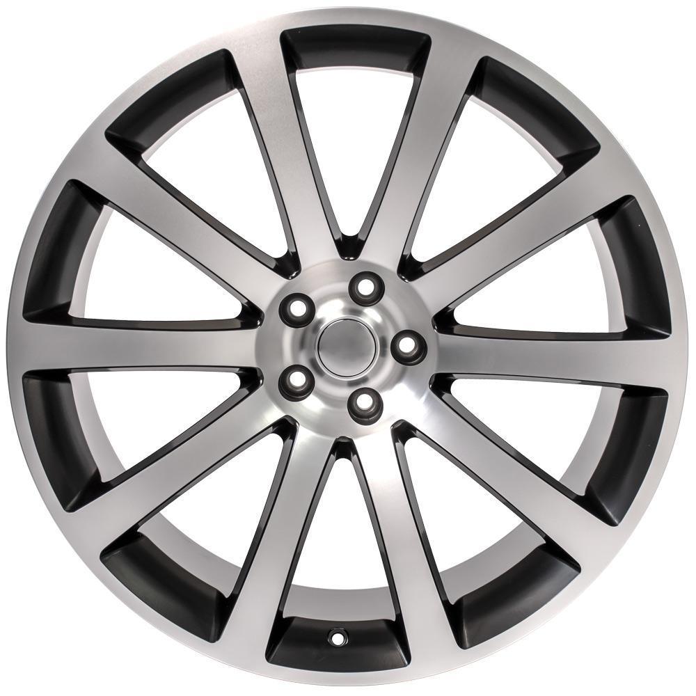 OE Wheels Replica CL02 Satin Black Machined 22x9.0 +18 5x115mm 71.5mm - Wheelwiz