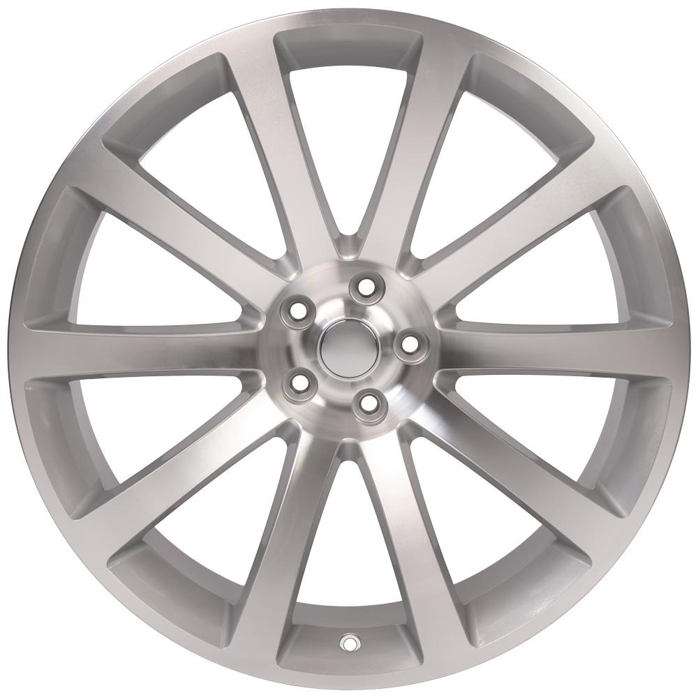 OE Wheels Replica CL02 Silver Machined 22x9.0 +18 5x115mm 71.5mm - Wheelwiz
